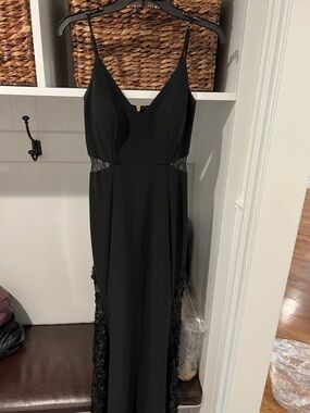 Black Gown with Lace